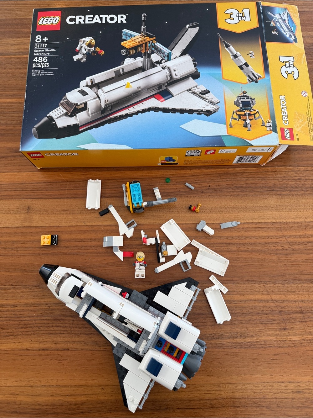 Lego 31117 Space Shuttle Adventure 486 pcs.